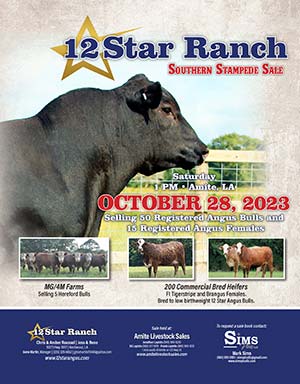 12 Star Ranch Fall sale ad